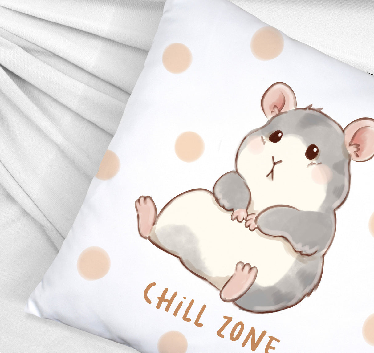 Hamster Kissen mit Spruch Chill Zone