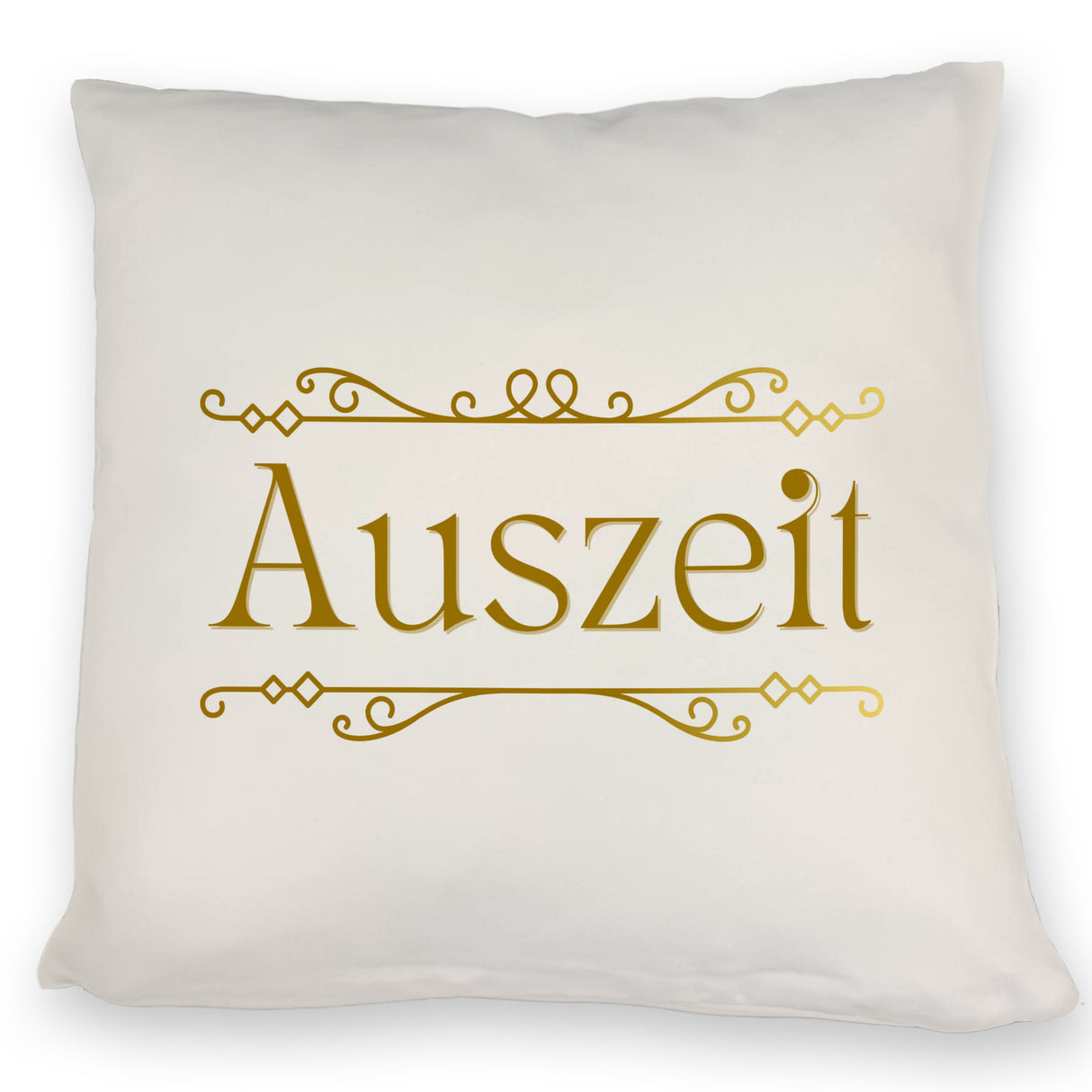 Auszeit Kissen mit Blumenornament für Eltern zum Geburtstag