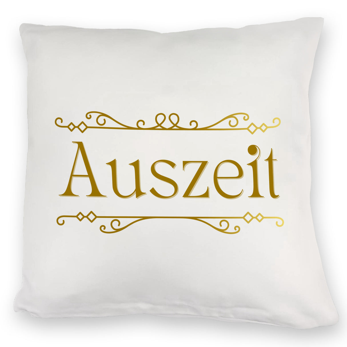Auszeit Kissen mit Blumenornament für Eltern zum Geburtstag