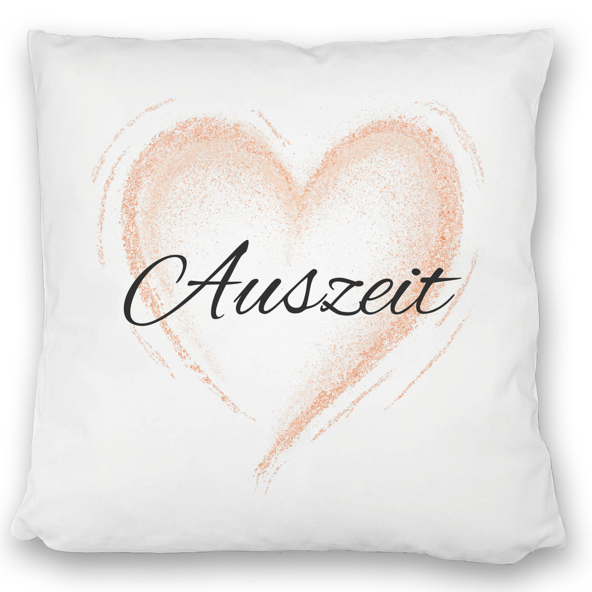 Auszeit Kissen mit Blumenornament für Eltern zum Geburtstag