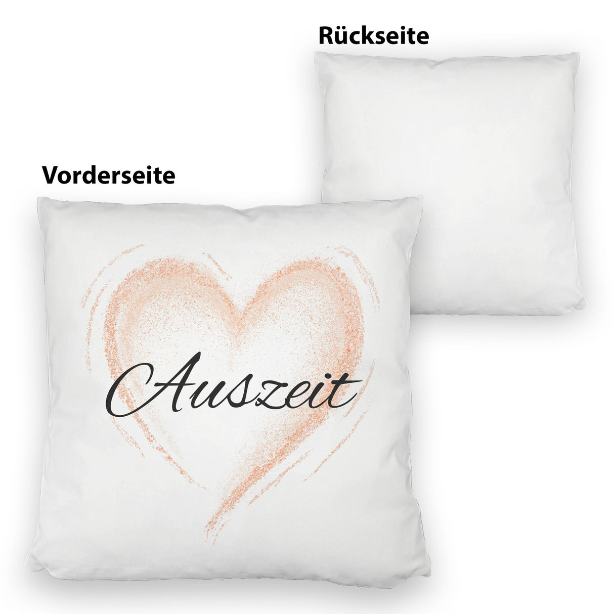 Auszeit Kissen mit Blumenornament für Eltern zum Geburtstag
