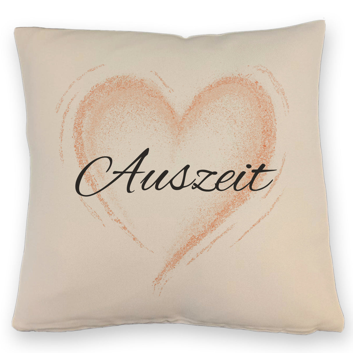 Auszeit Kissen mit Blumenornament für Eltern zum Geburtstag
