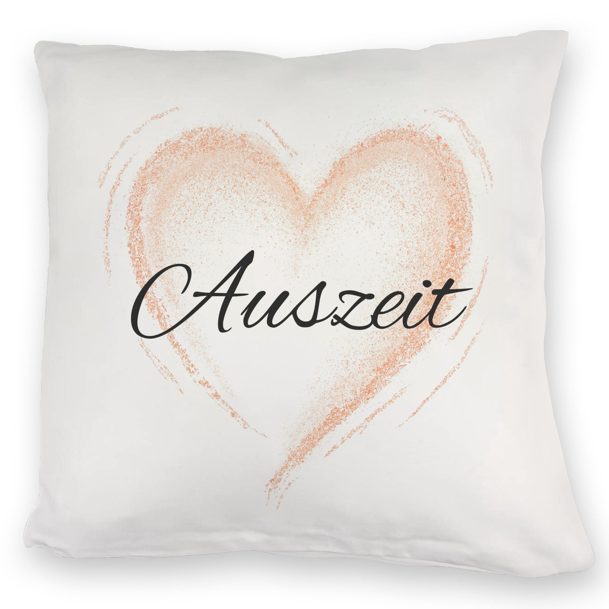 Auszeit Kissen mit Blumenornament für Eltern zum Geburtstag