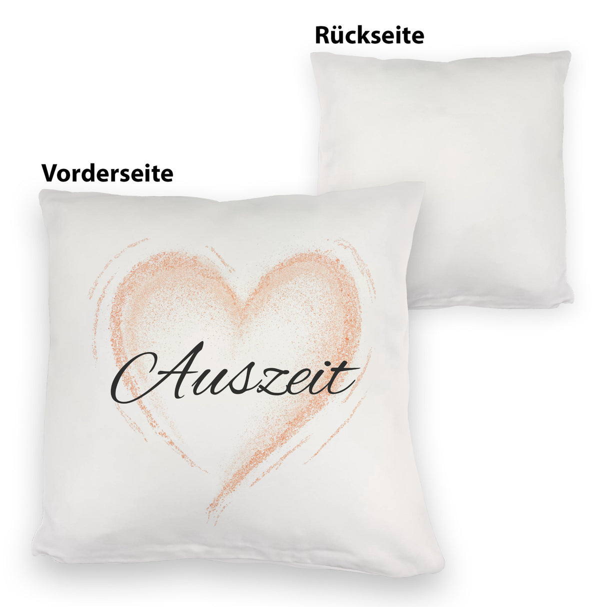 Auszeit Kissen mit Blumenornament für Eltern zum Geburtstag
