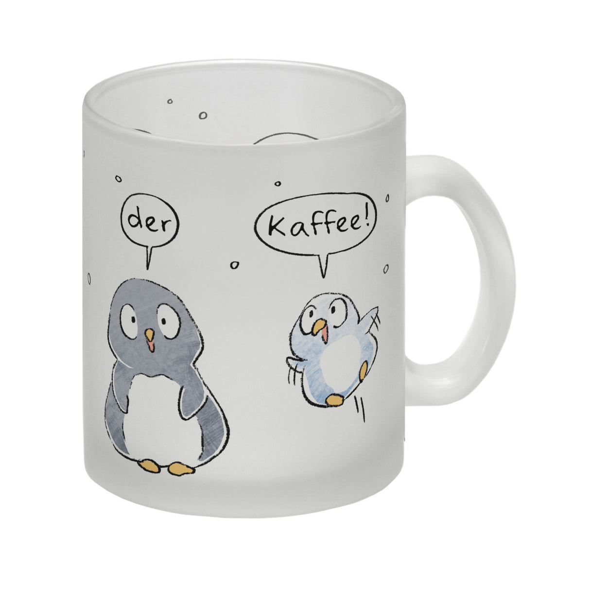 Leise rieselt der Tee Kaffeebecher mit Spruch