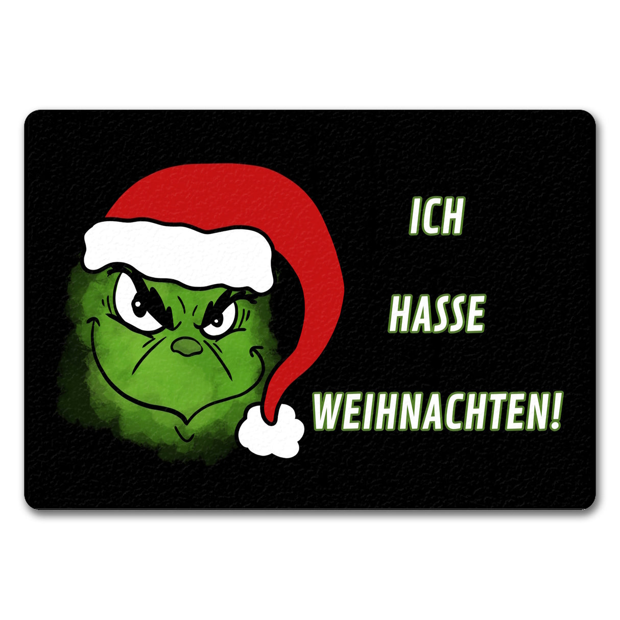 Ich hasse Weihnachten Fußmatte in 35x50 cm mit Spruch
