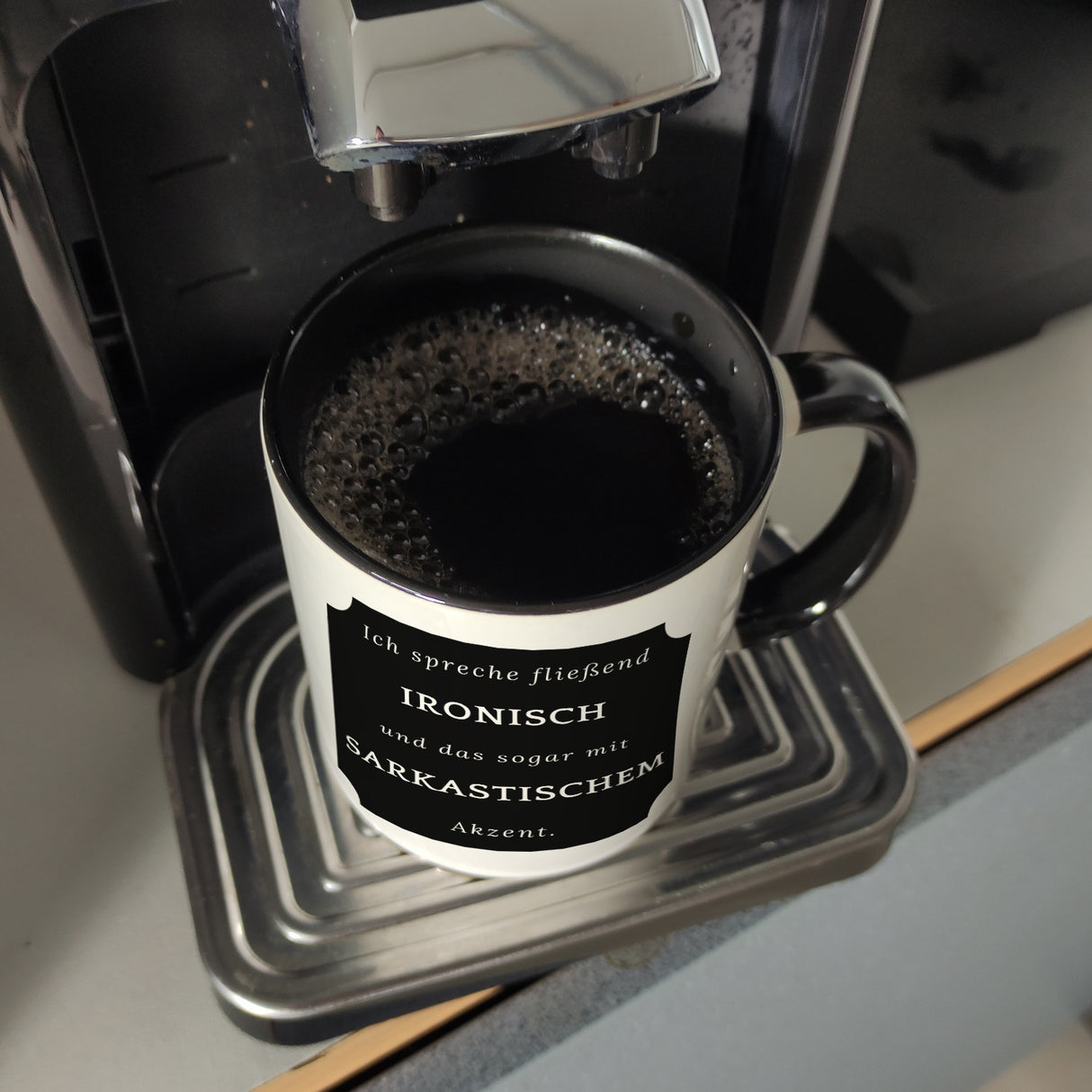 Ich spreche fließend Ironisch Kaffeebecher mit Spruch