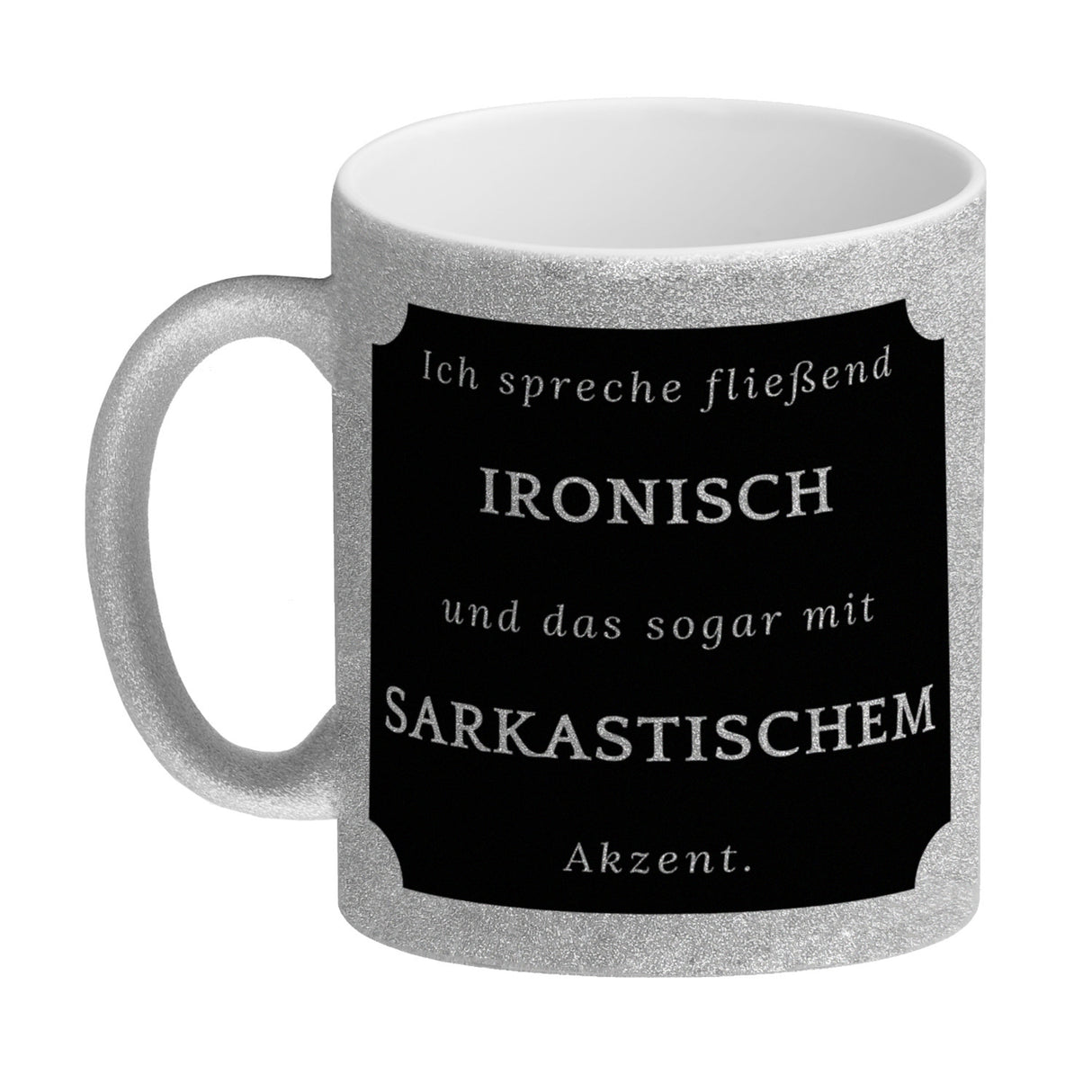 Ich spreche fließend Ironisch Kaffeebecher mit Spruch