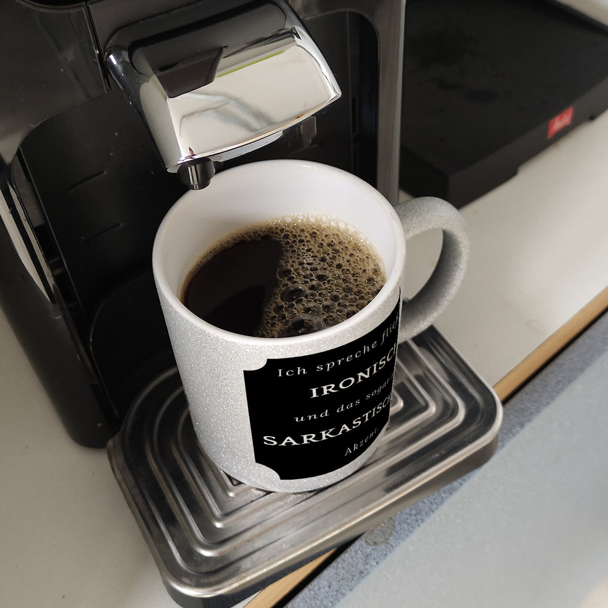 Ich spreche fließend Ironisch Kaffeebecher mit Spruch