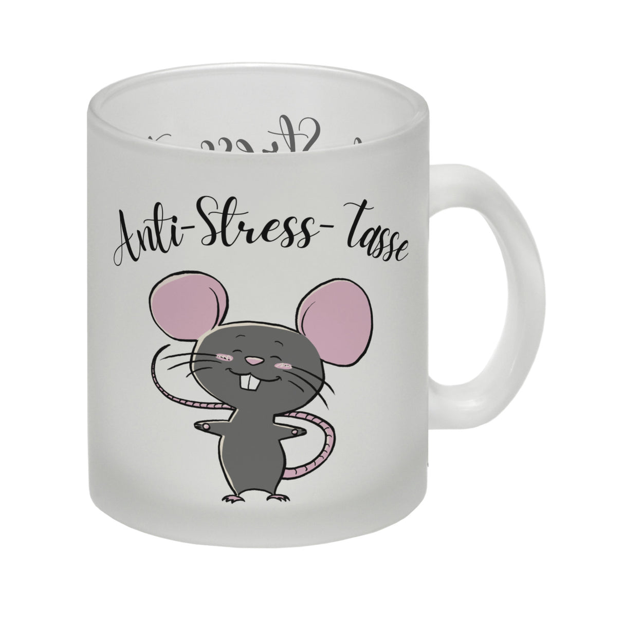Anti-Stress Maus Kaffeebecher mit Spruch