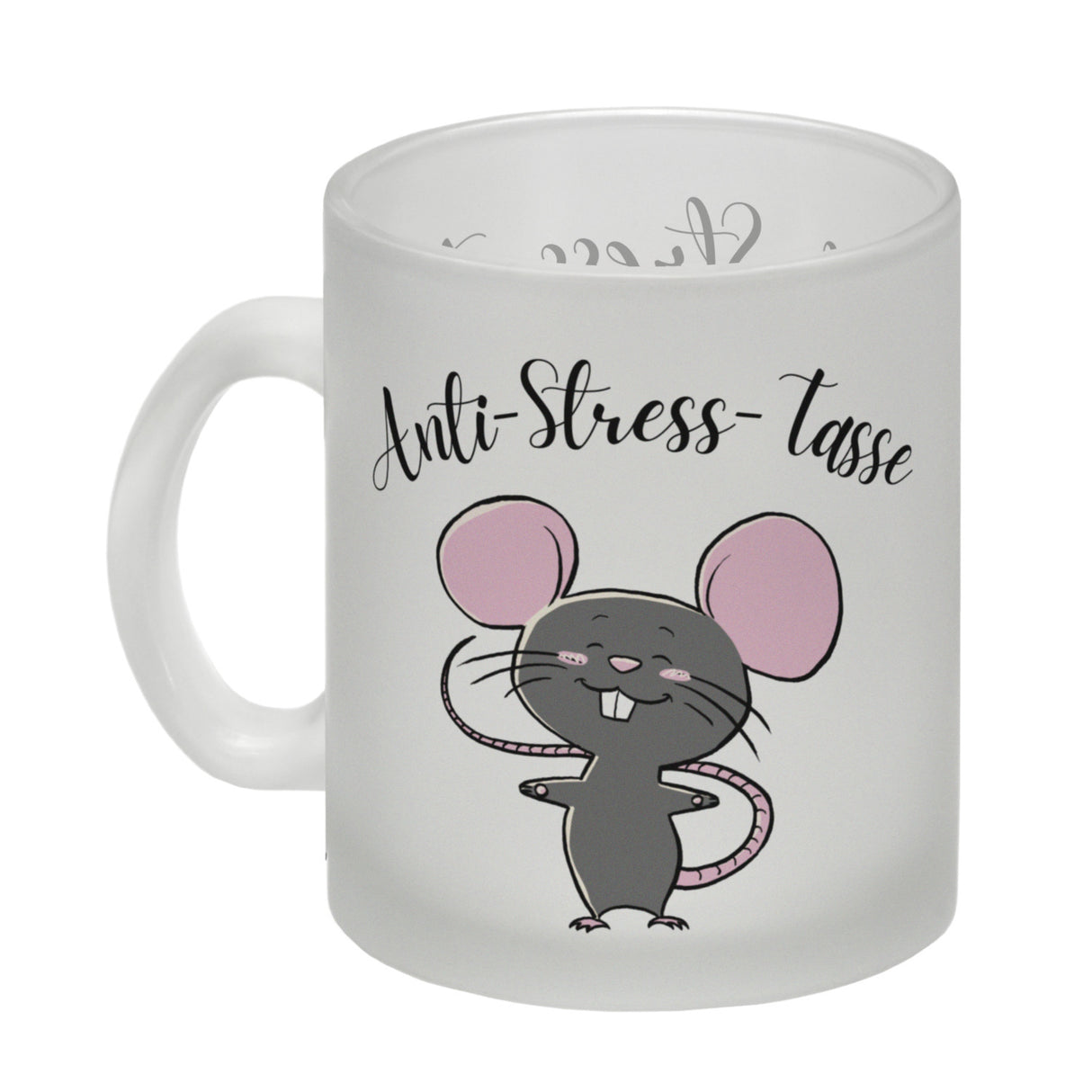 Anti-Stress Maus Kaffeebecher mit Spruch
