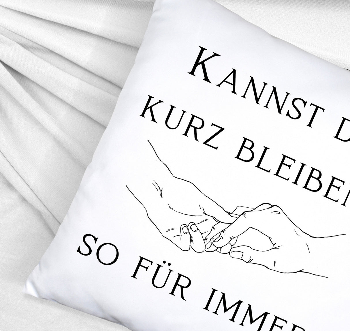 Für immer Kissen mit Spruch
