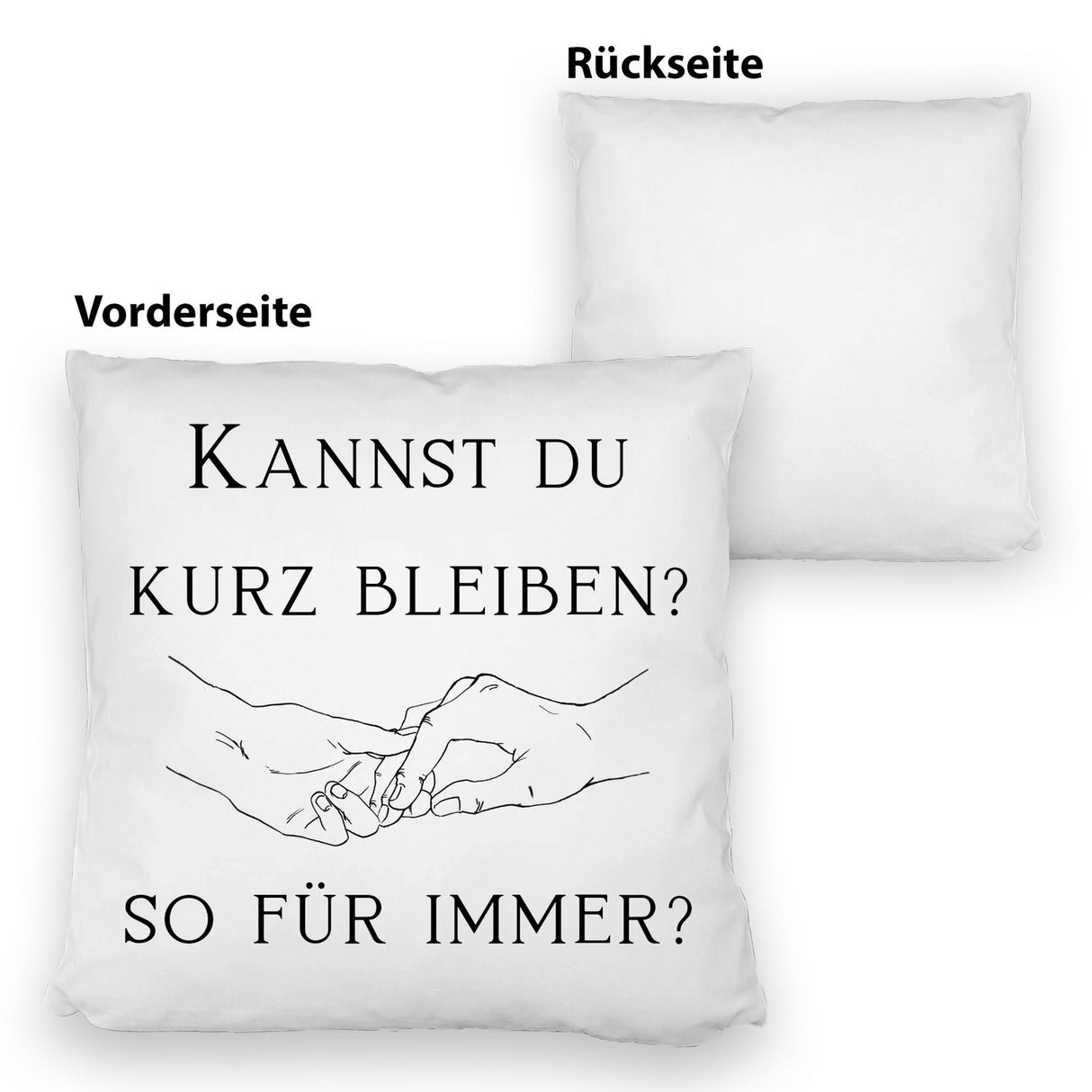 Für immer Kissen mit Spruch