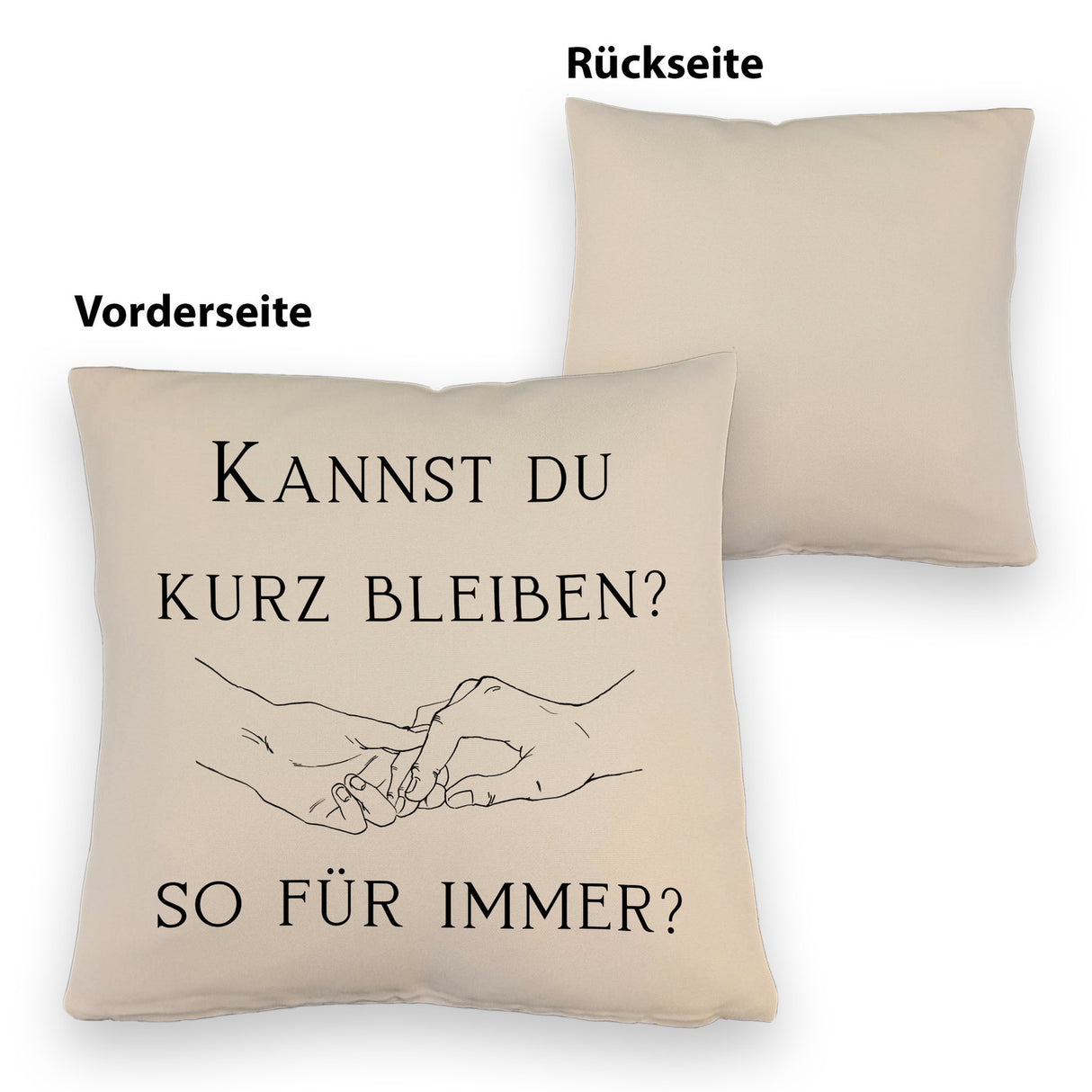 Für immer Kissen mit Spruch