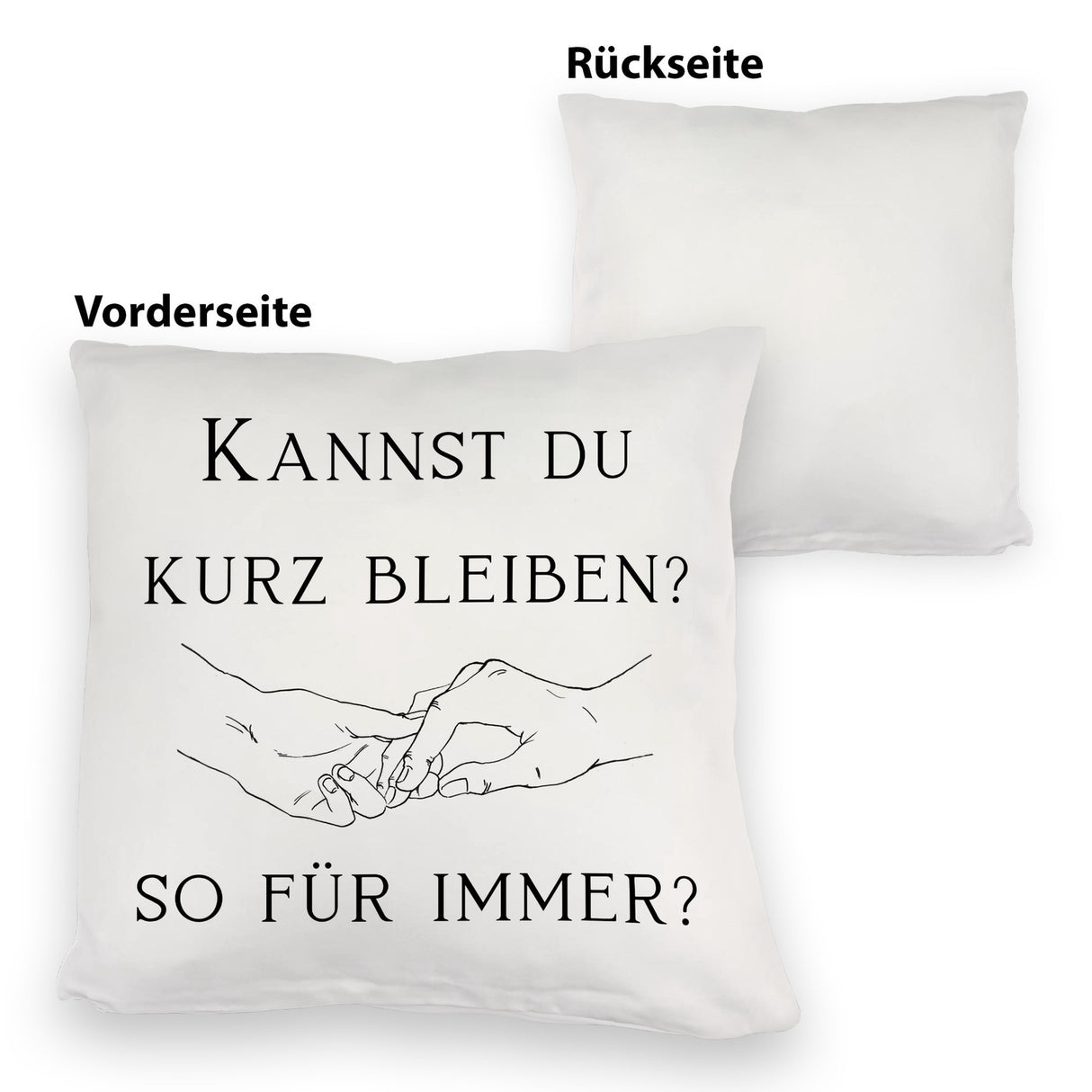 Für immer Kissen mit Spruch