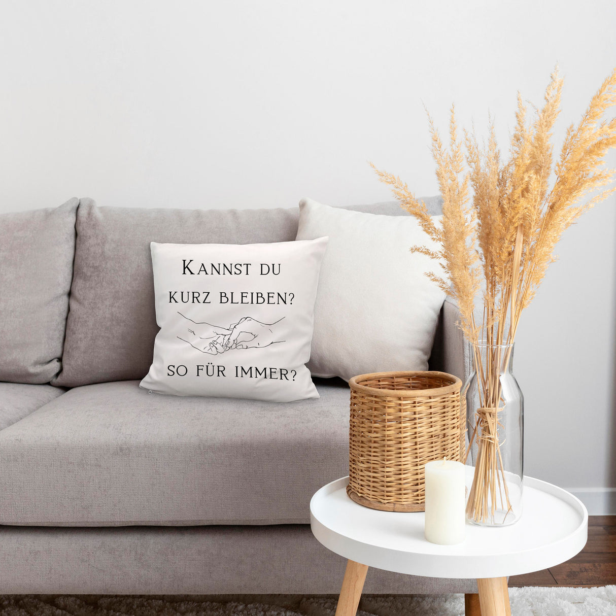 Für immer Kissen mit Spruch