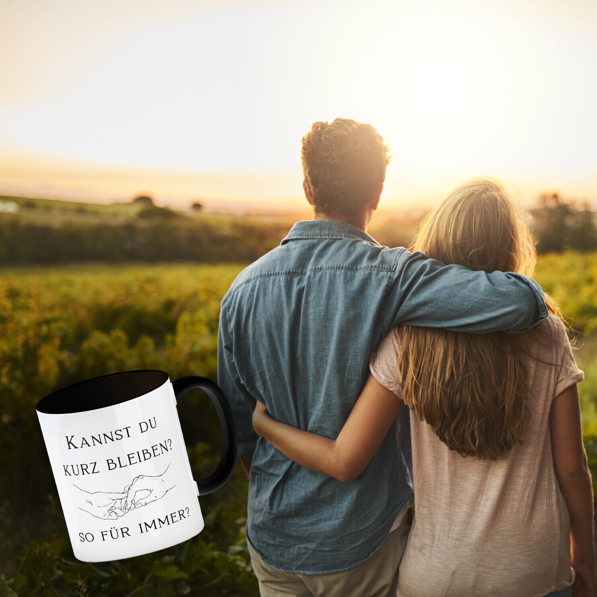 Für immer Kaffeebecher mit Spruch