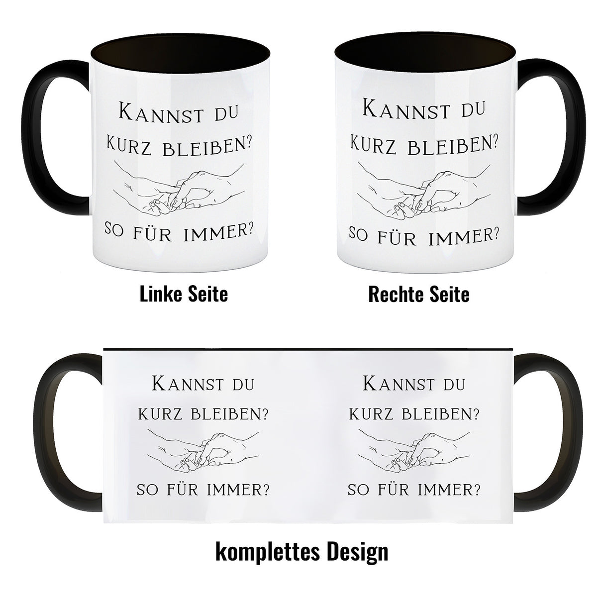 Für immer Kaffeebecher mit Spruch