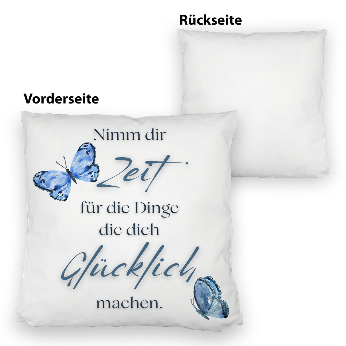 Nimm dir Zeit Kissen mit Spruch