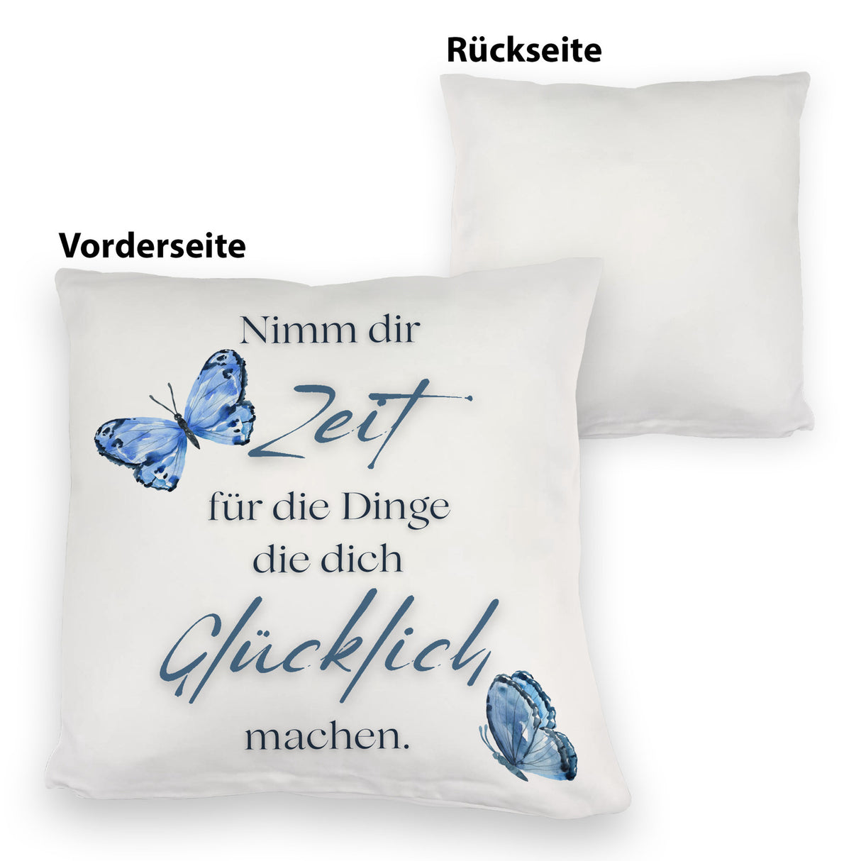 Nimm dir Zeit Kissen mit Spruch