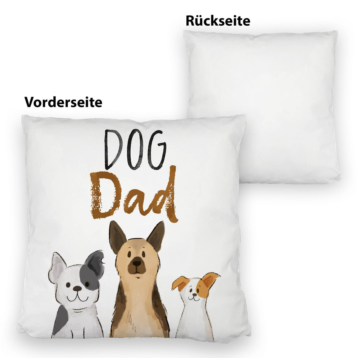 Dog Mom Kissen mit Spruch