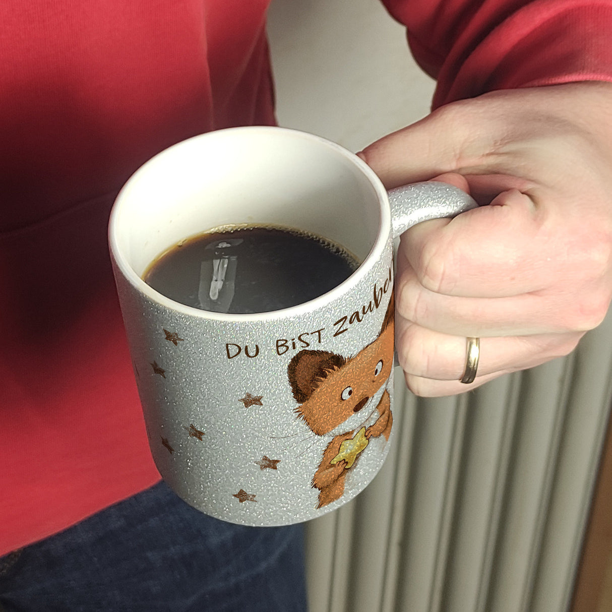 Fuchs Kaffeebecher mit Spruch Du bist zauberhaft
