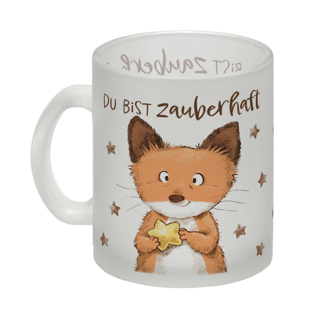Fuchs Kaffeebecher mit Spruch Du bist zauberhaft