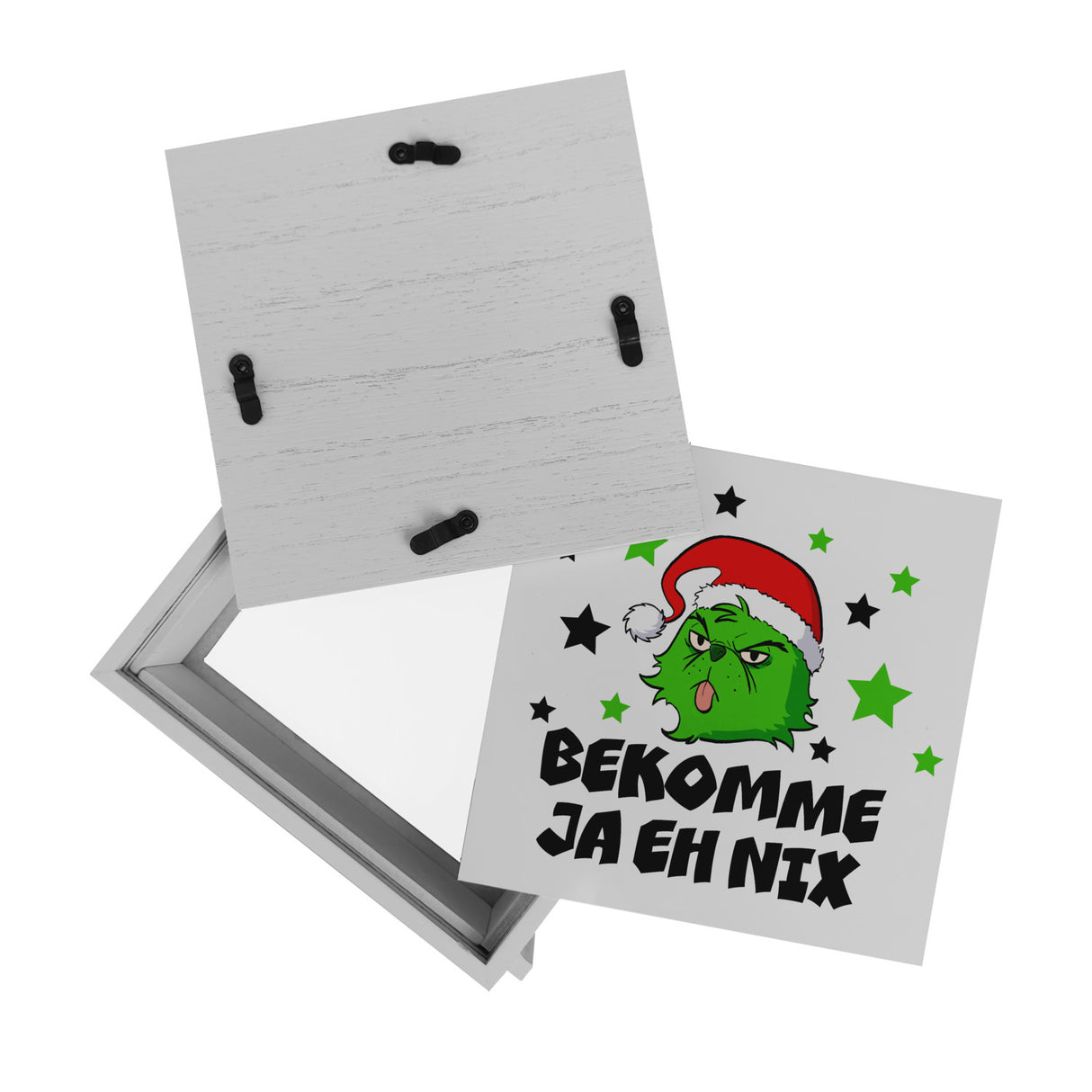 Weihnachtsmuffel Spardose mit Spruch Bekomme ja eh nix