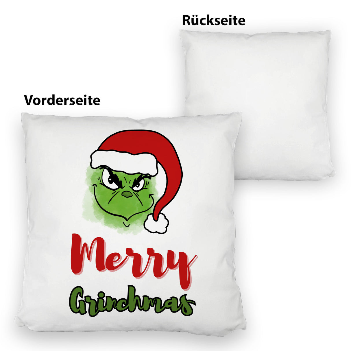 Merry Grinchmas Weihnachtsmuffel Kissen