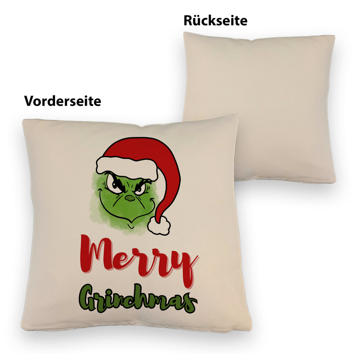 Merry Grinchmas Weihnachtsmuffel Kissen