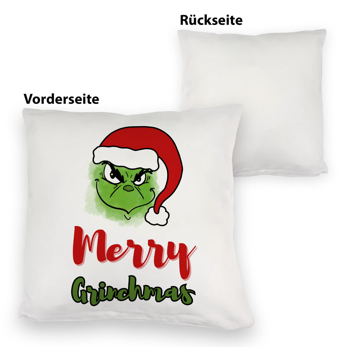 Merry Grinchmas Weihnachtsmuffel Kissen