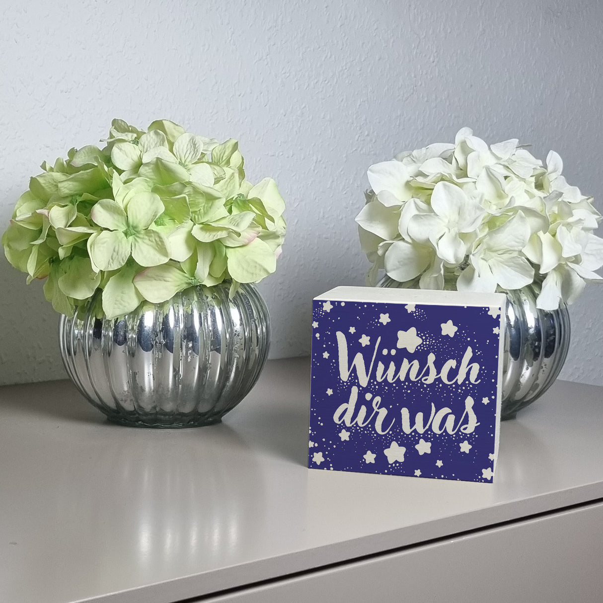 Sternenhimmel Spardose mit Spruch Wünsch dir was