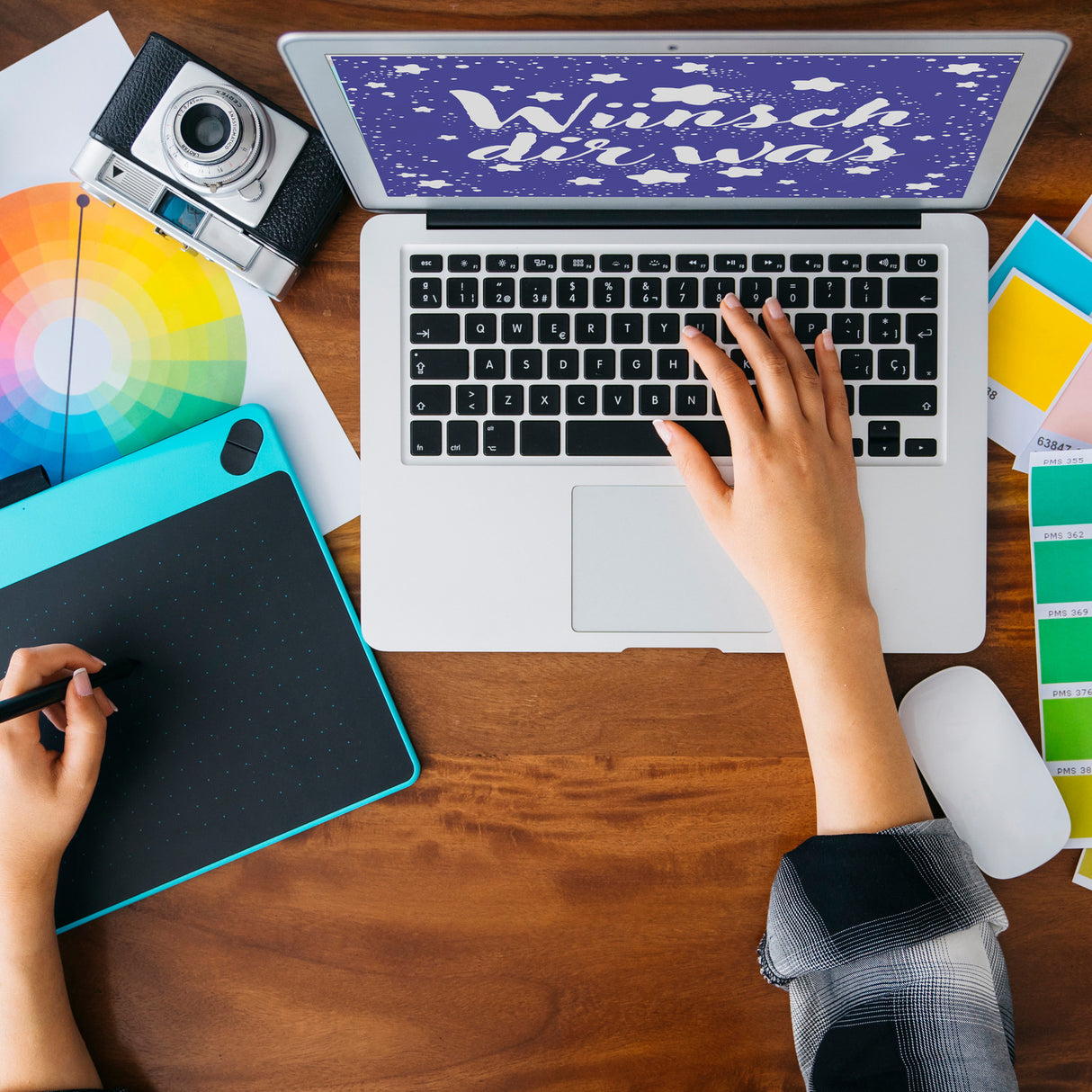 Sternenhimmel Spardose mit Spruch Wünsch dir was