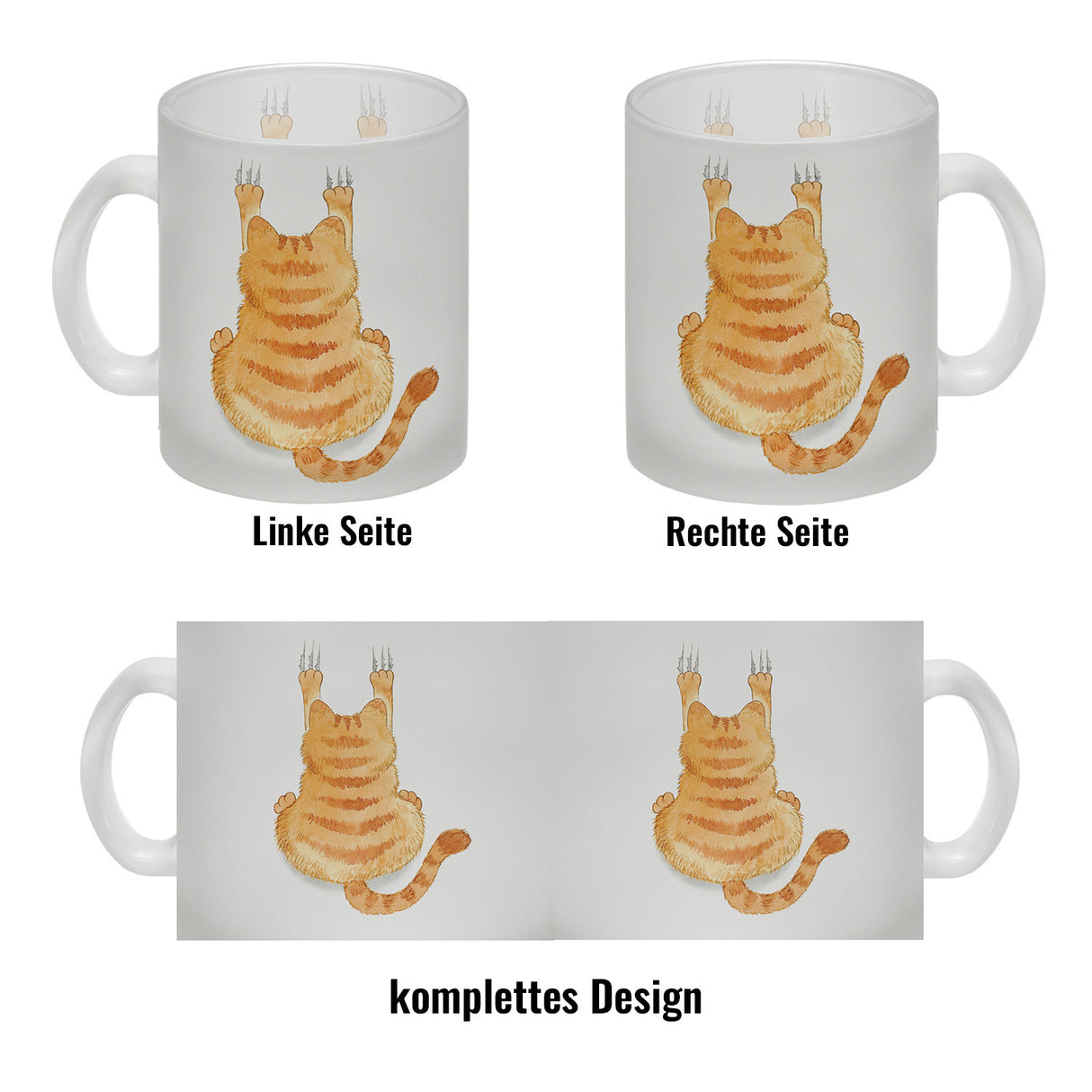 Aggressiver Kater Kaffeebecher