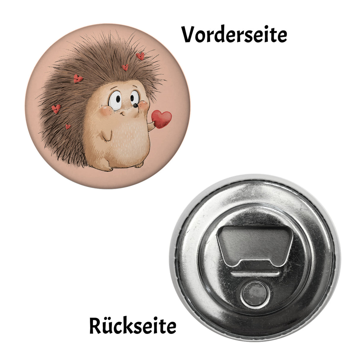 Verliebter Igel Magnet rund rund