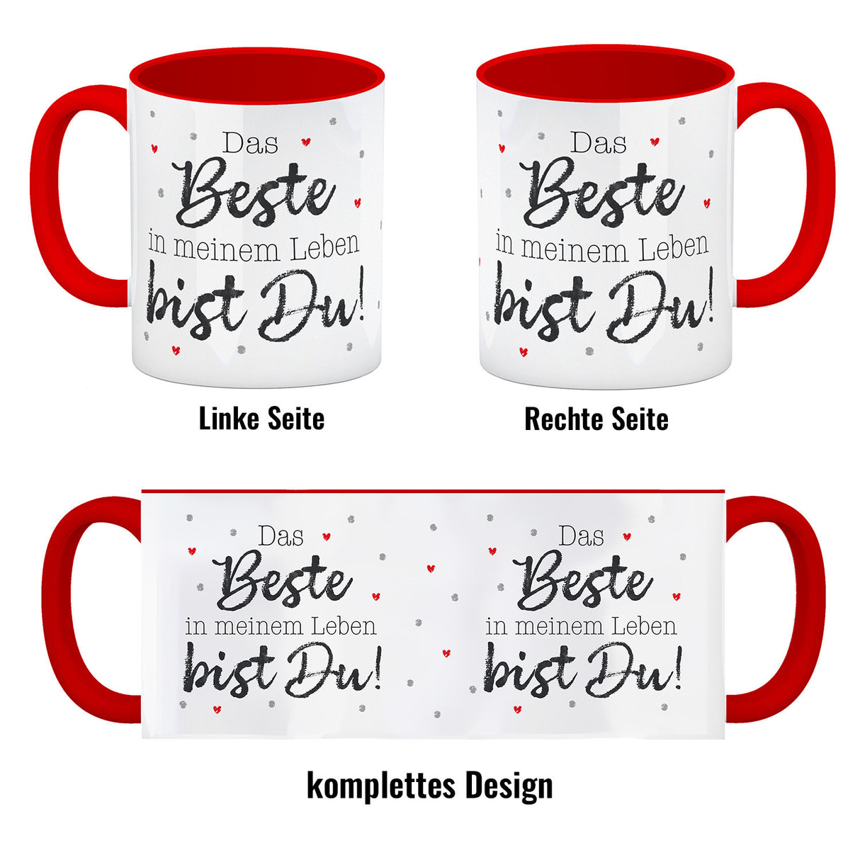 Das Beste in meinem Leben bist Du! Kaffeebecher