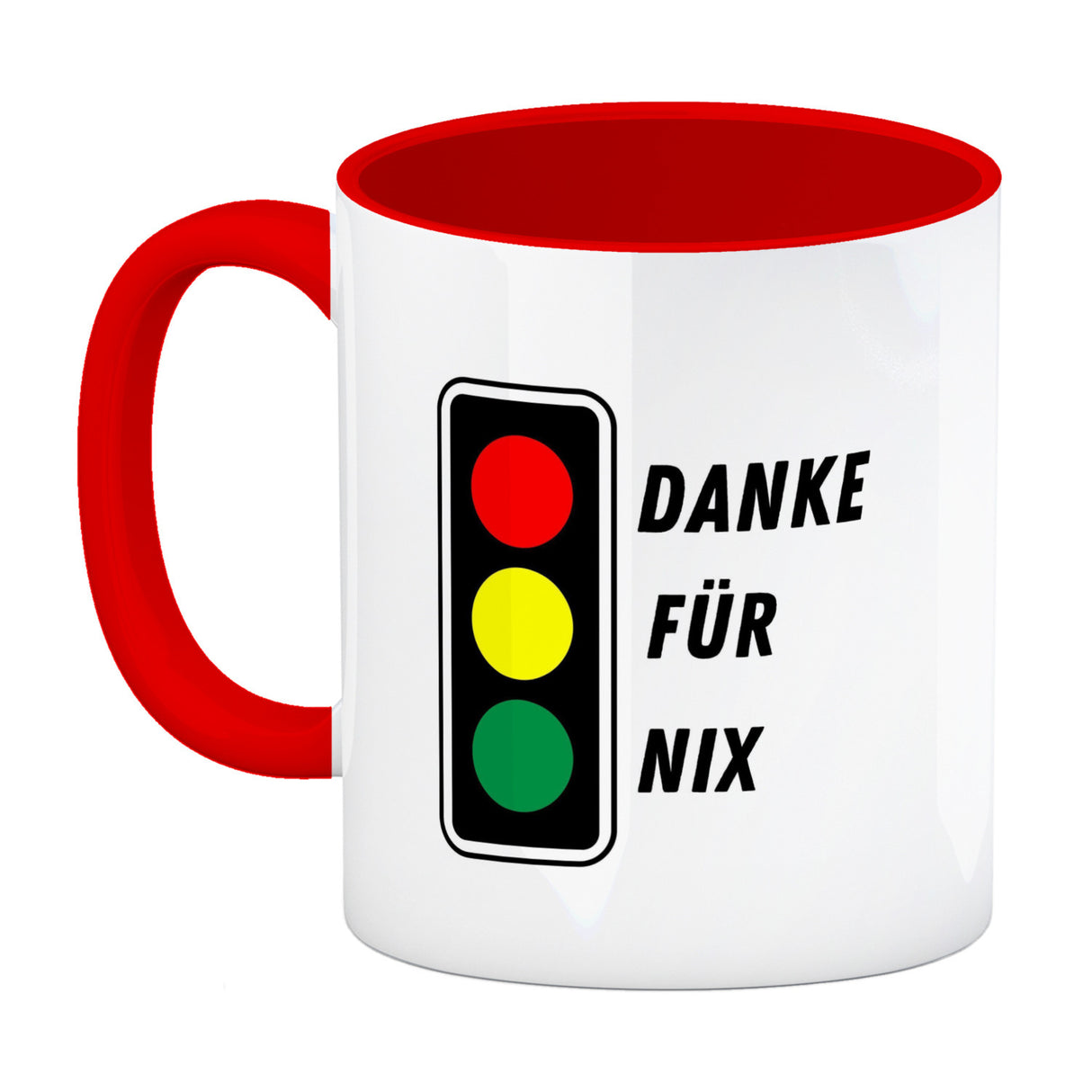 Ampel Kritik Kaffeebecher mit Spruch Danke für Nix