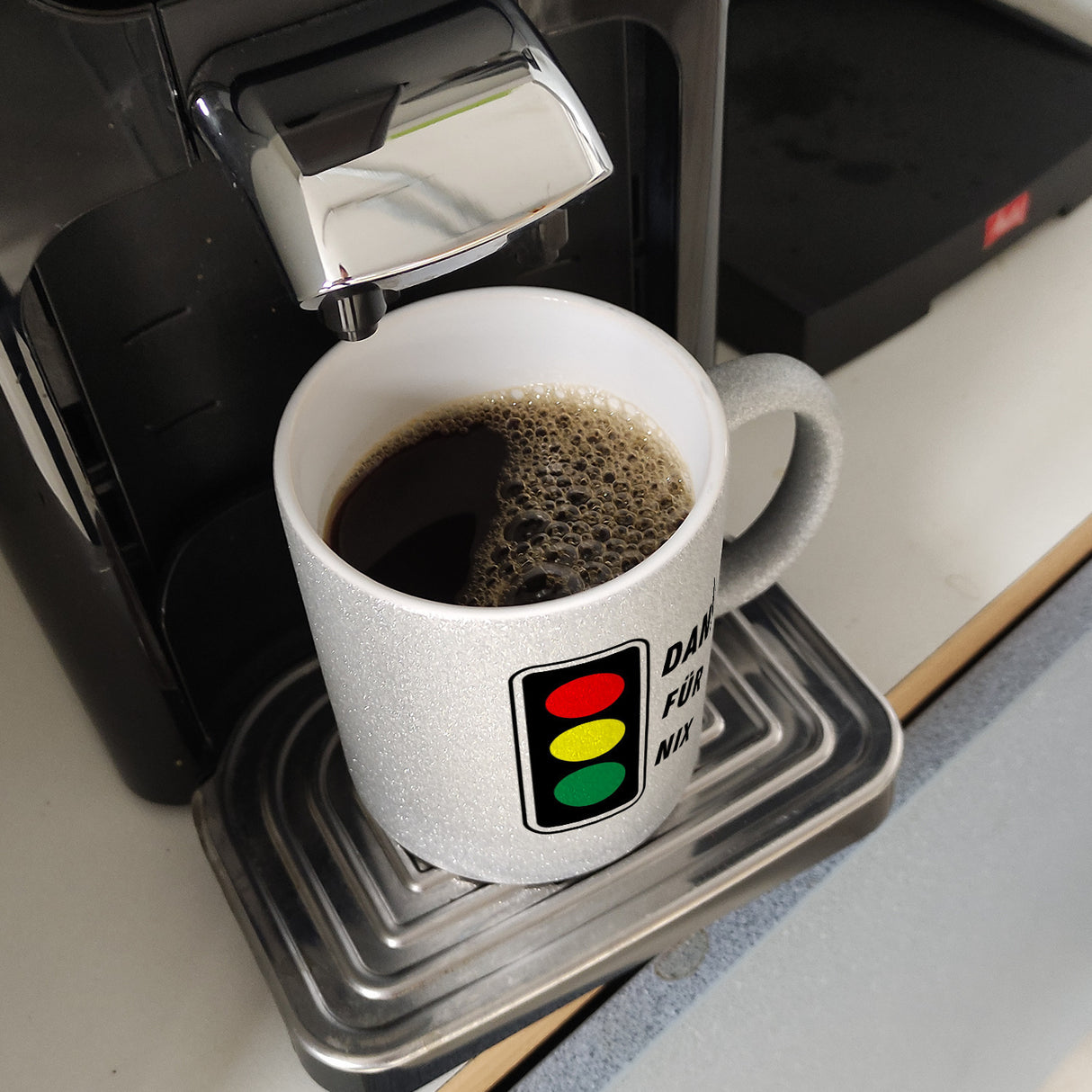 Ampel Kritik Kaffeebecher mit Spruch Danke für Nix