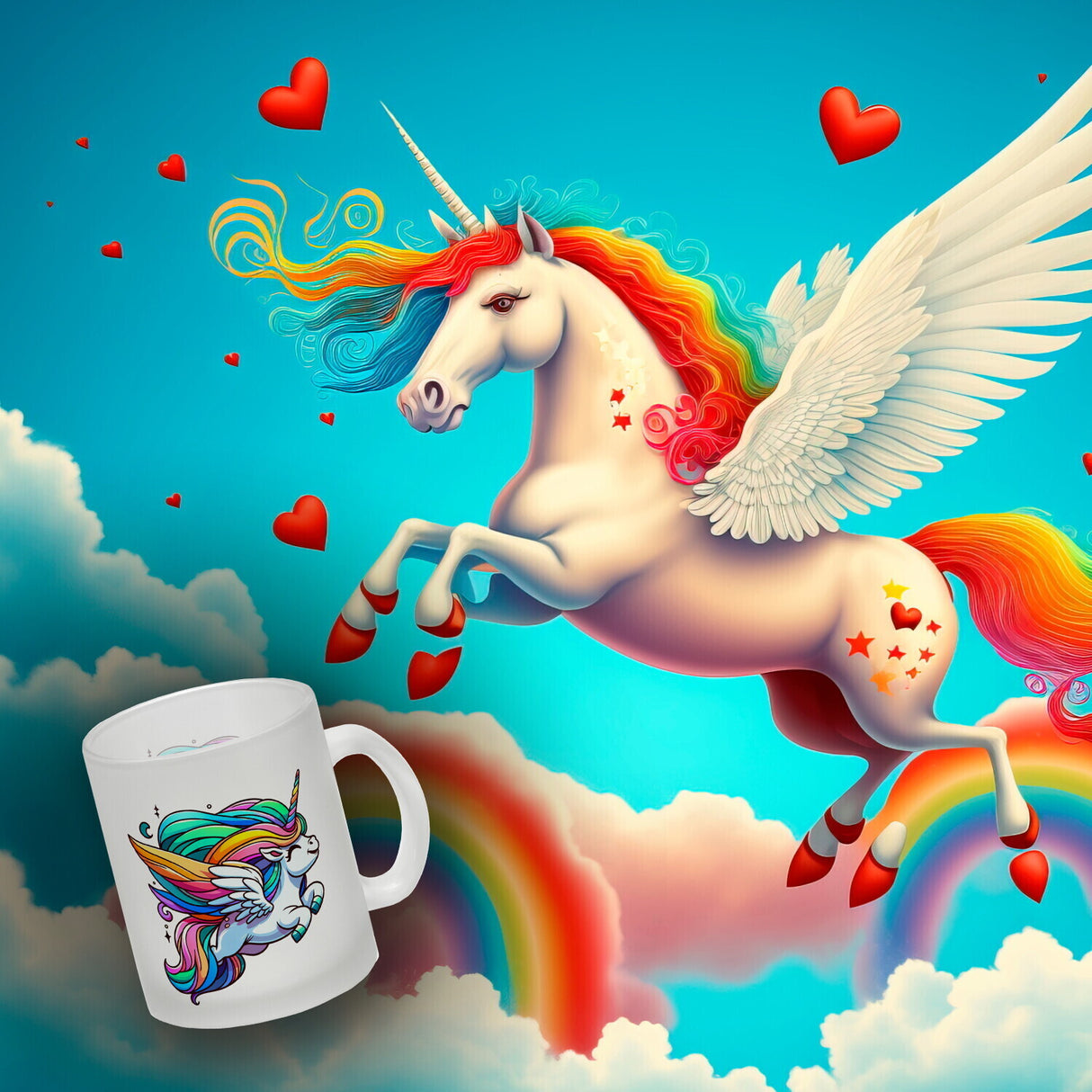 Einhorn Tasse Kaffeebecher