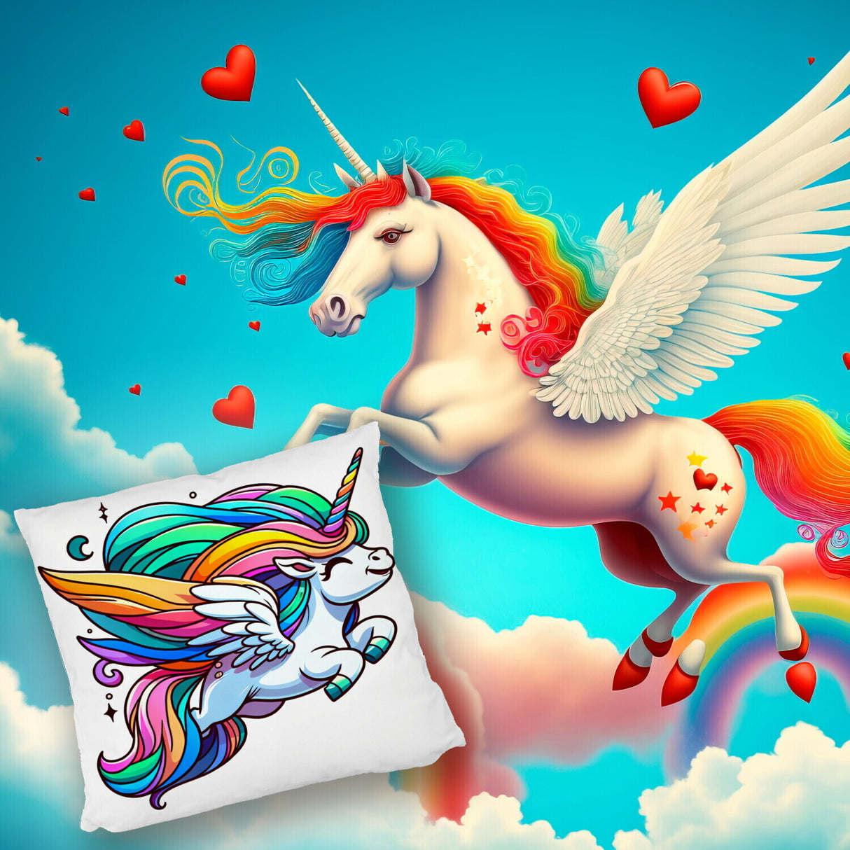 Einhorn Kissen