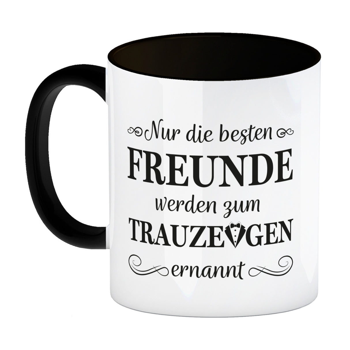 Nur die besten Freunde werden Trauzeuge Kaffeebecher