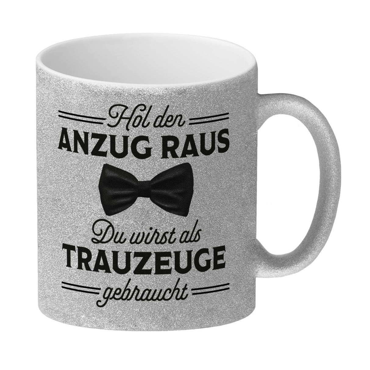 Trauzeuge Kaffeebecher Hol den Anzug raus