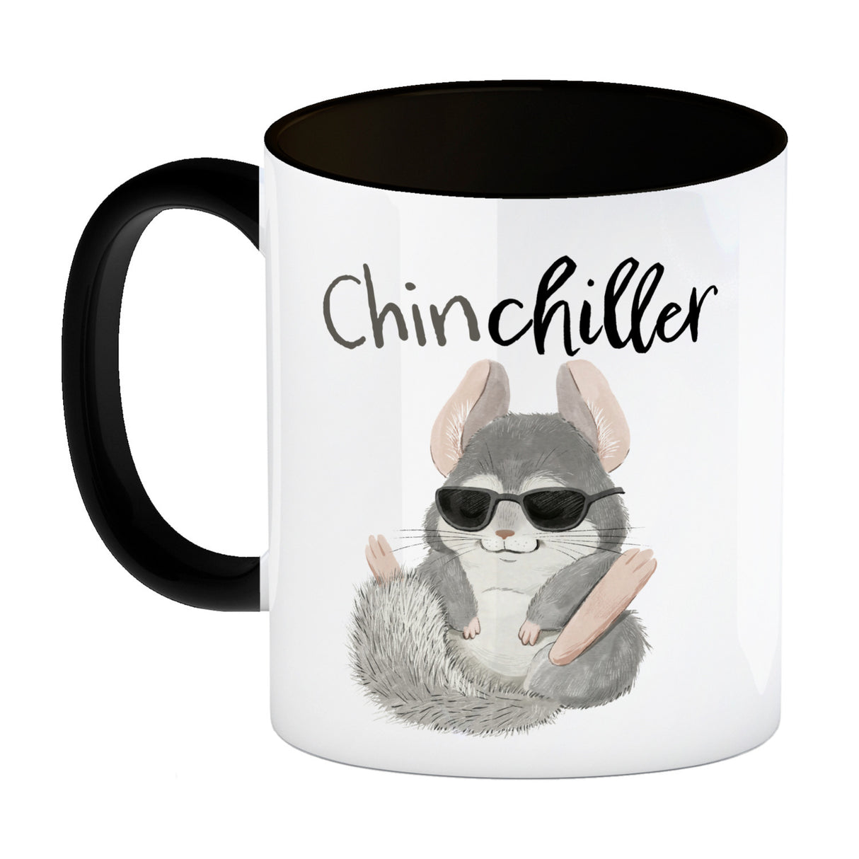 Chinchilla Kaffeebecher mit Spruch Chinchiller