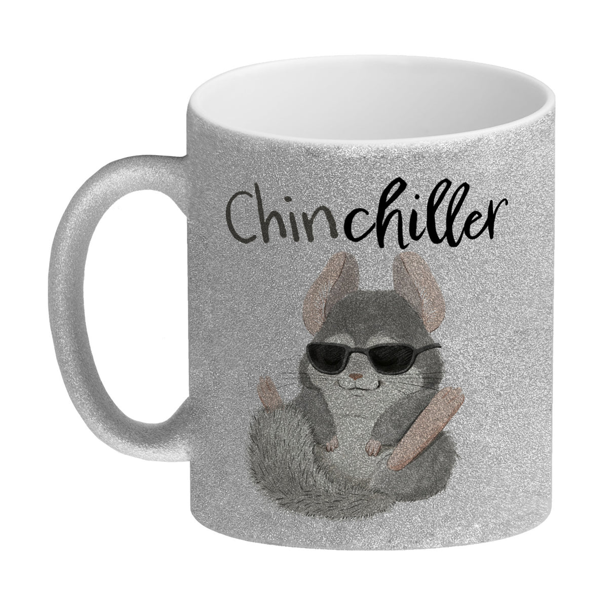 Chinchilla Kaffeebecher mit Spruch Chinchiller