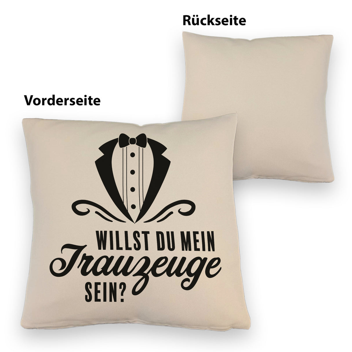 Willst du mein Trauzeuge sein Kissen