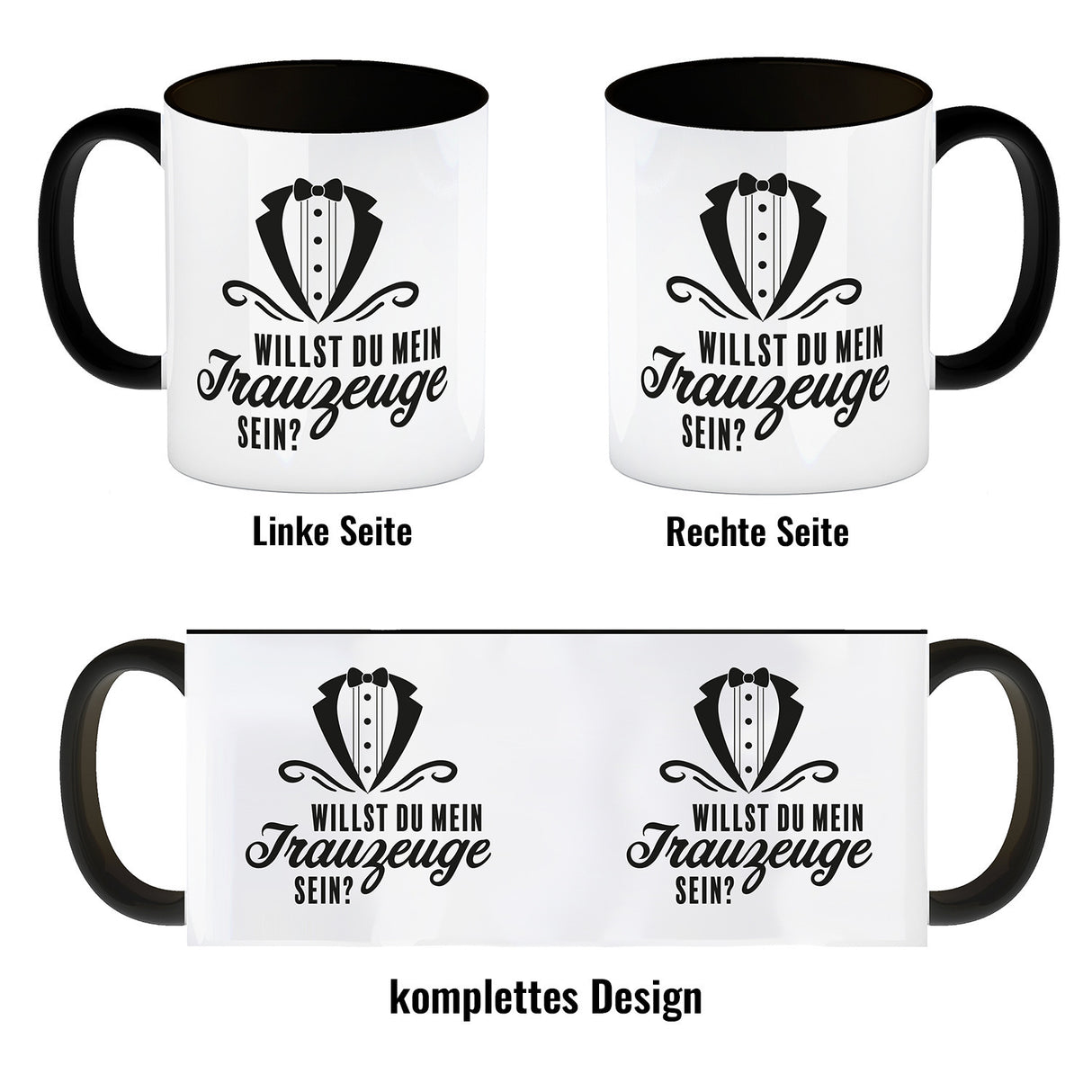 Willst du mein Trauzeuge sein Kaffeebecher