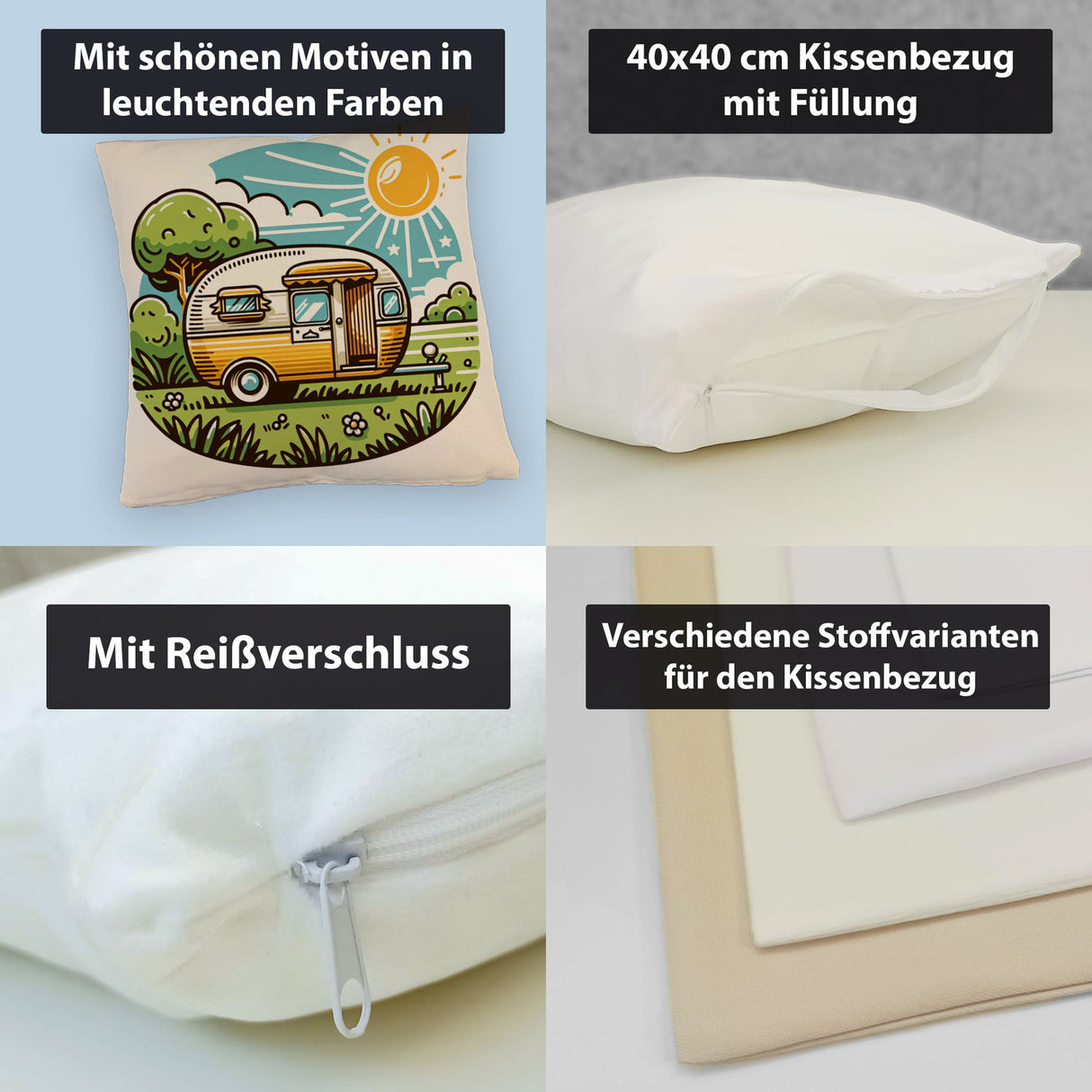 Campingmobil Wohnwagen Kissen