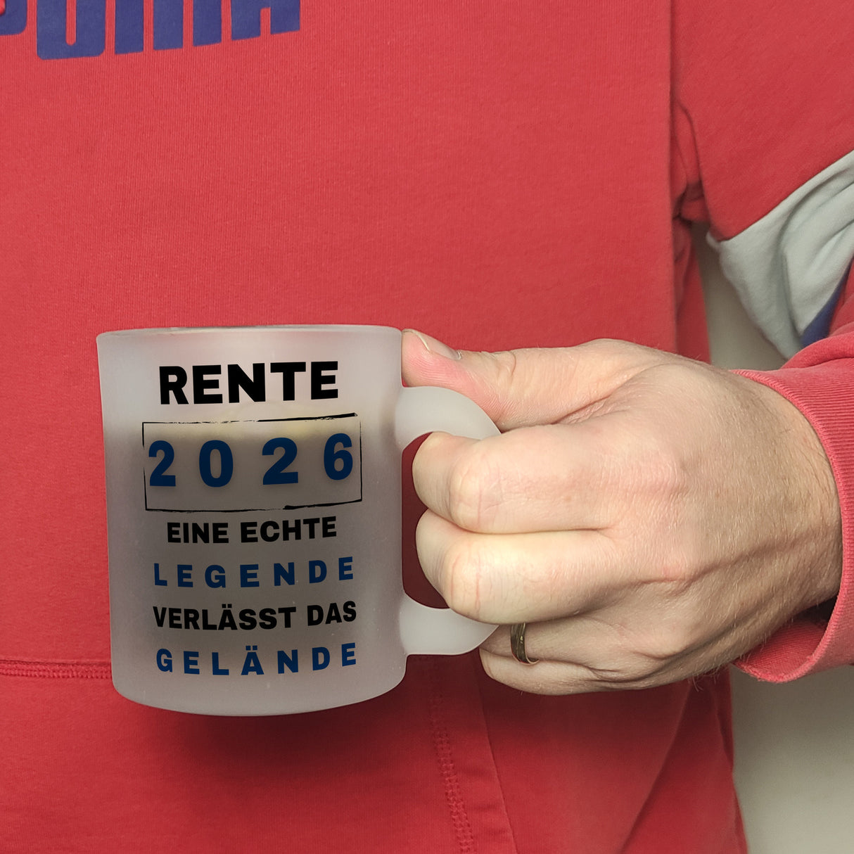 Rente 2026 Kaffeebecher mit Spruch Rente 2026 Legende geht
