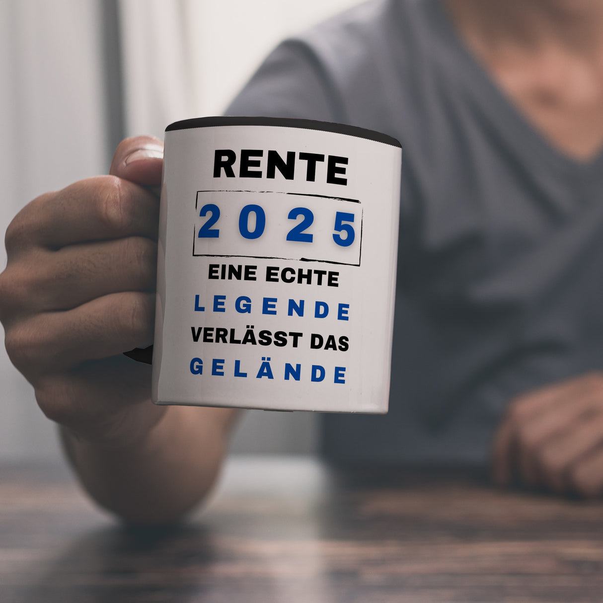 Rente 2025 Kaffeebecher mit Spruch Rente 2025 Legende geht