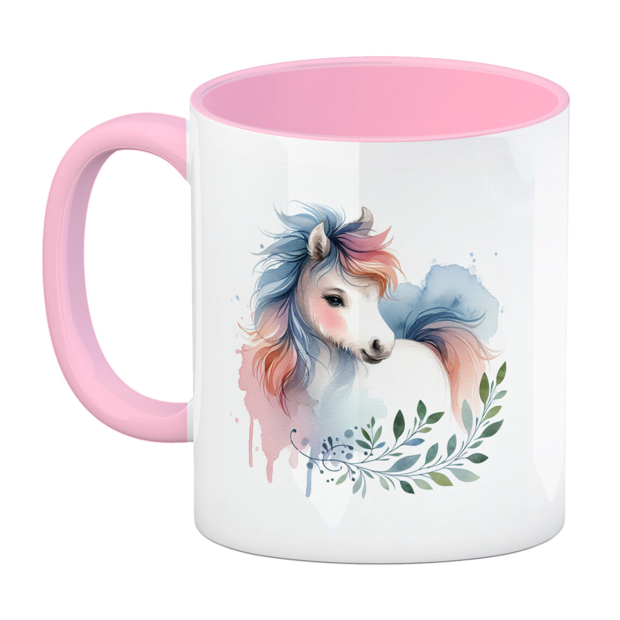 Buntes Pferd Kaffeebecher
